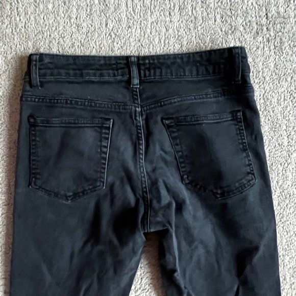 Acne Women’s Hex Cash Skinny Jeans Size 28 Black Stretch Denim GUC - Picture 10 of 11